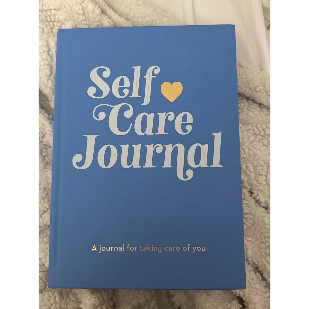Free Period Press Self Care Journal Guided Wellness Hardcover Blue